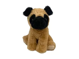 Plüss kutya, 20 cm - bulldog