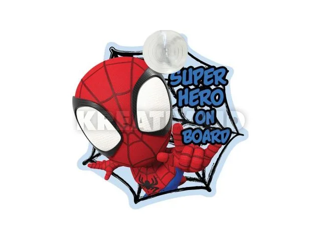 Pókember: Baby on Board jelzés tapadókoronggal