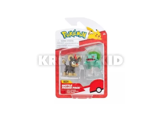 Pokémon: 2 db-os figura csomag - Litleo, Bulbasaur