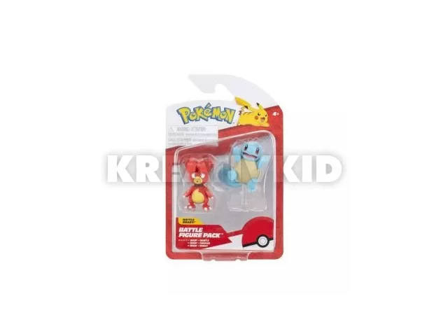 Pokémon: 2 db-os figura csomag - Magby, Squirtle