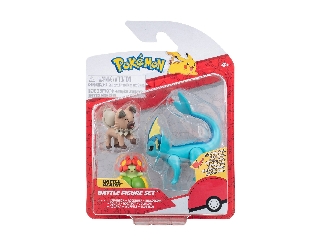 Pokémon 3 db-os figura csomag -  Rockruff, Bellossom, Vaporeon