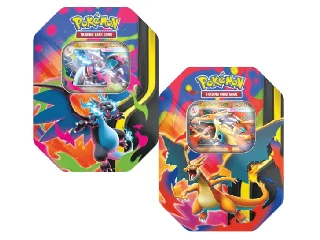 Pokémon kártya TCG Mega Charizard Tin gyűjtődoboz