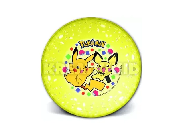 POKEMON: műanyag mélytányér sárga
