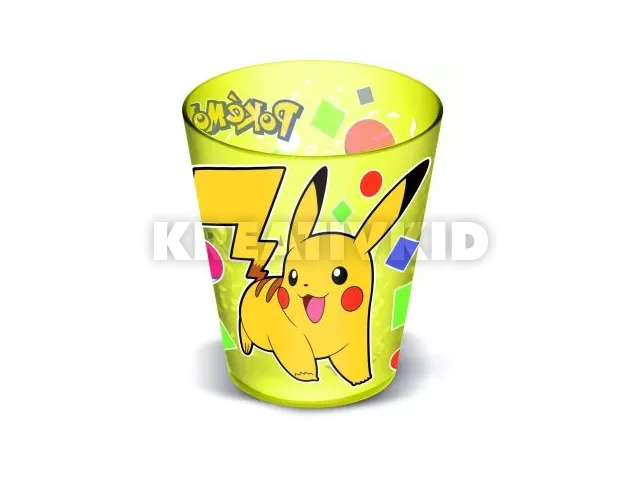 POKEMON: műanyag pohár sárga - 285 ml