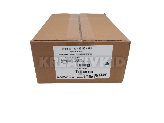 Pokémon TCG: Poké Ball Tin 2025 Q4 Sealed Case