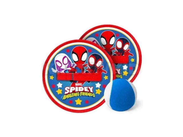 Póki mintájú tépőzáras labda-elkapó játék