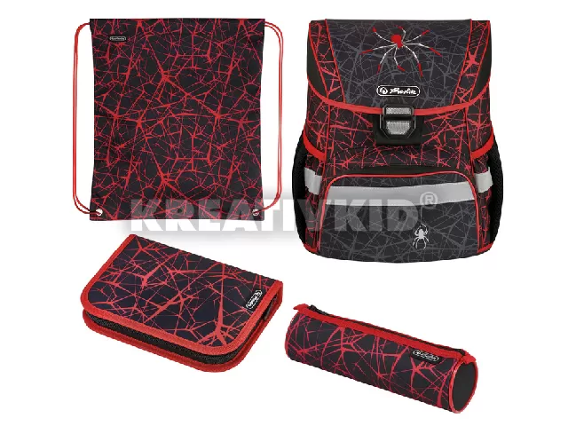 Pókos Loop plus iskolatáska szett