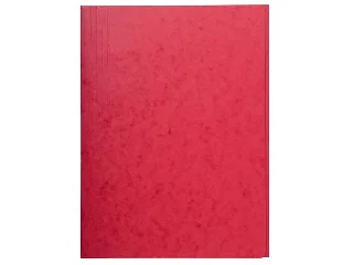 Pólyás dosszié, karton, A4, EXACOMPTA, piros