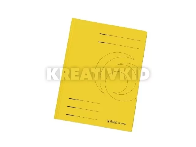 Pólyásdosszié A4 Recycling sárga