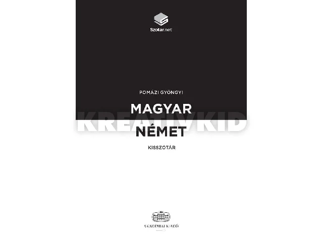 POMÁZI GYÖNGYI: MAGYAR-NÉMET KISSZÓTÁR + ONLINE SZÓTÁRCSOMAG (KICSI)