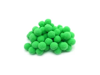 Pom-pon 10mm 100db/csomag világoszöld