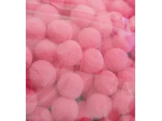 Pom-pon 10mm 100db/csomag rózsaszín