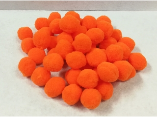 Pom-pon 20 mm-es 50 db/cs - narancssárga