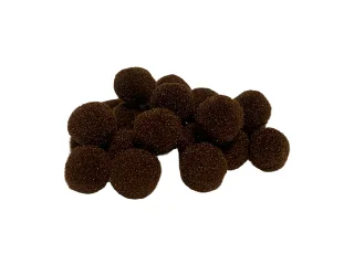 Pom-pon 20mm 100db/csomag sötétbarna