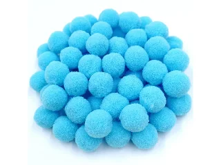 Pom-pon 20mm 100db/csomag világoskék