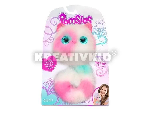 Pomsies interaktív plüss cicus - Patches