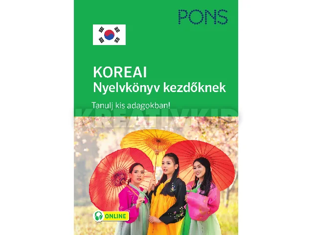 PONS KOREAI NYELVKÖNYV KEZDŐKNEK + ONLINE LETÖLTHETŐ HANGANYAG