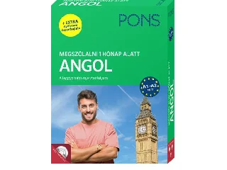 PONS MEGSZÓLALNI 1 HÓNAP ALATT - ANGOL (KÖNYV + CD) ÚJ