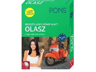 PONS MEGSZÓLALNI 1 HÓNAP ALATT - OLASZ (KÖNYV + CD) ÚJ