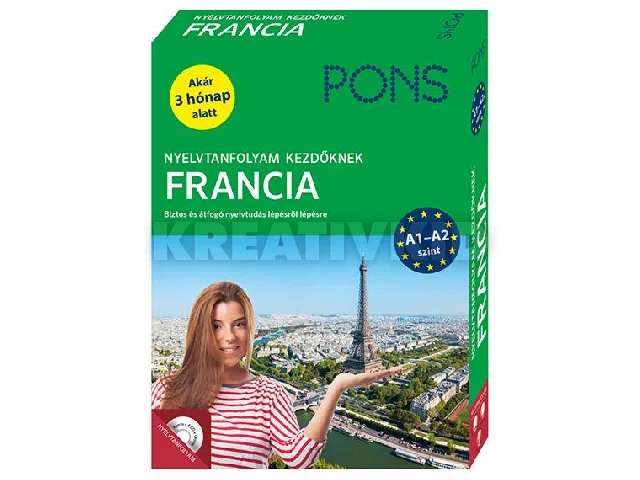 PONS NYELVTANFOLYAM KEZDŐKNEK - FRANCIA (ONLINE LETÖLTHETŐ HANGANYAG)