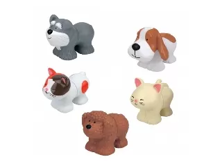 Popbo Blocs kutya és cica figurák