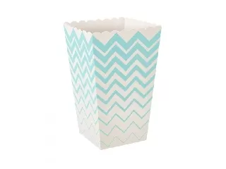 Popcorn-vödör/8 db türkiz