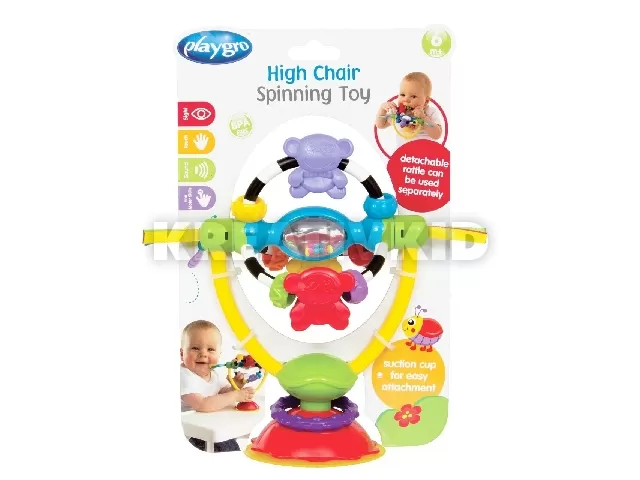 Pörgethető játék etetőszékre