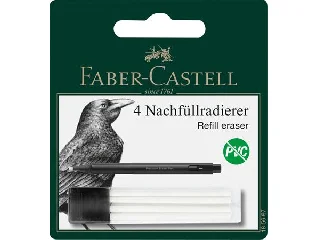 Pótbél precíziós radírstifthez, 4 darabos, FABER-CASTELL