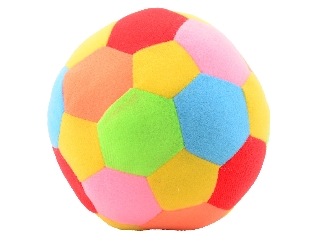 Puha labda csörgővel, 18 cm