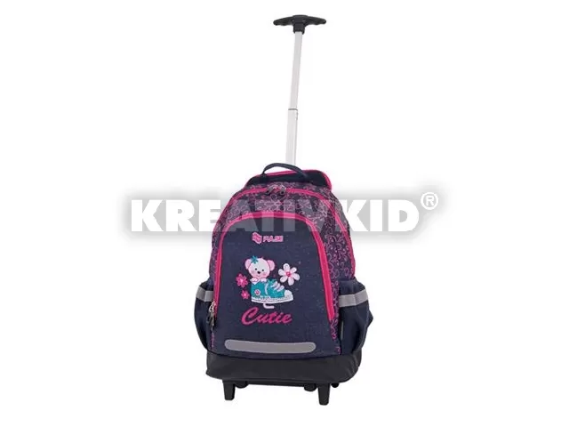 Pulse gurulós iskolatáska - Mini Wheels Cutie - lila-rózsaszín