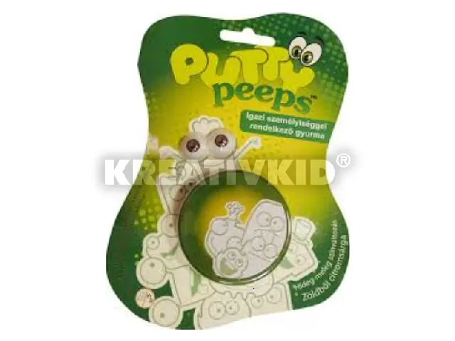 Putty gyurma hőre változó - Zöldből citromsárga