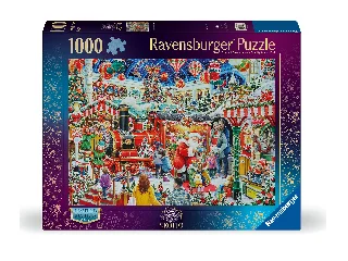 Puzzle 1000 db - A mikulás gőzöse