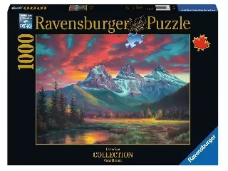 Puzzle 1000 db - Alberta Three Sisters, Kanada