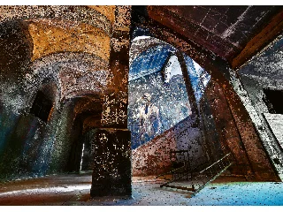 Puzzle 1000 db - Alpesi ház, Graffito