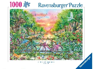 Puzzle 1000 db - Biciklik Amszterdamban