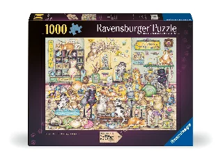 Puzzle 1000 db - Bolondos macskák ünnepe
