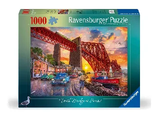 Puzzle 1000 db - Forth híd a naplementében