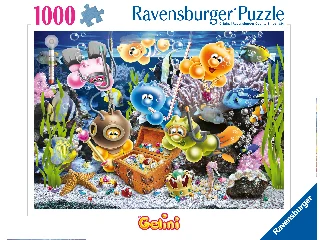 Puzzle 1000 db - Gelinik a víz alatt