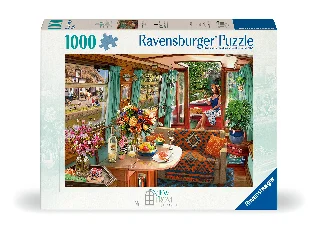 Puzzle 1000 db - Hajó a folyón