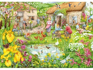 Puzzle 1000 db - Kényelmes kávézó no3