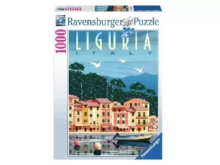 Puzzle 1000 db - Képeslap Liguria
