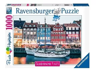 Puzzle 1000 db - Koppenhága, Dánia