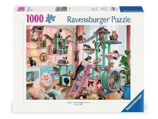 Puzzle 1000 db - Macskamenyország