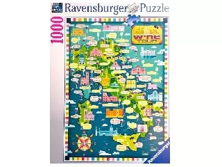 Puzzle 1000 db - Olasz borok