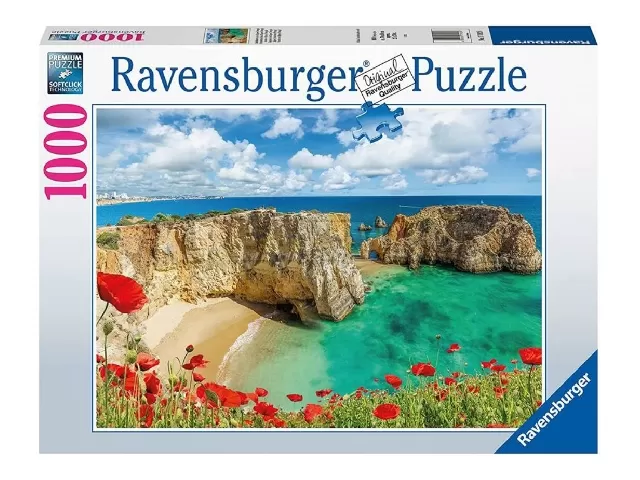Puzzle 1000 db - Pipacsok Algarveban