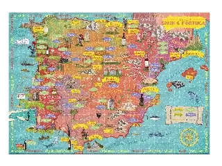 Puzzle 1000 db - Spanyol borok