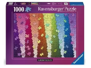 Puzzle 1000 db - Színkavalkád