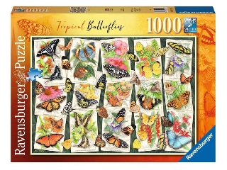 Puzzle 1000 db - Trópusi pillangó