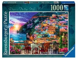 Puzzle 1000 db - Vacsora Positanóba