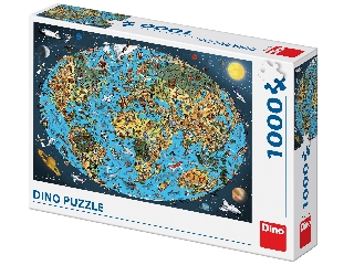 Puzzle 1000 db - Világtérkép